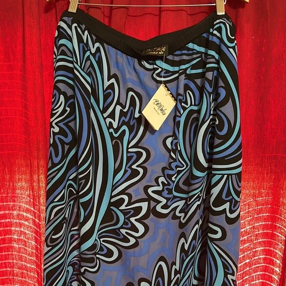 NWT Bob Mackie wearable Art skirt - Picture 2 of 8